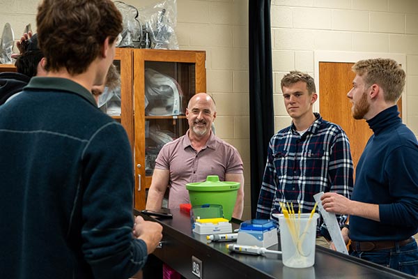 professor nelson and students