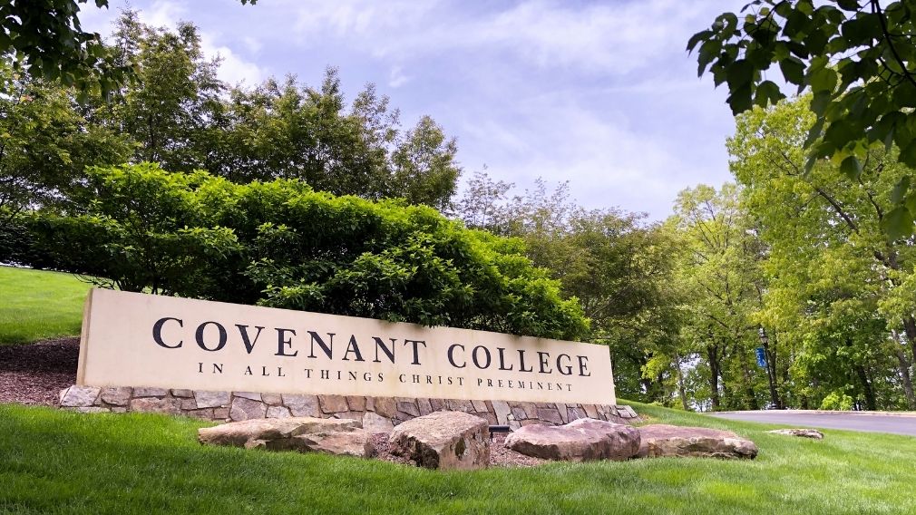 Covenant College sign